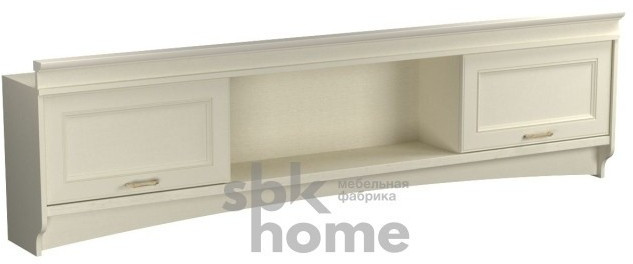 Шкаф-полка навесная, Сиена (2078*313*582) Береза бежевая, 31809