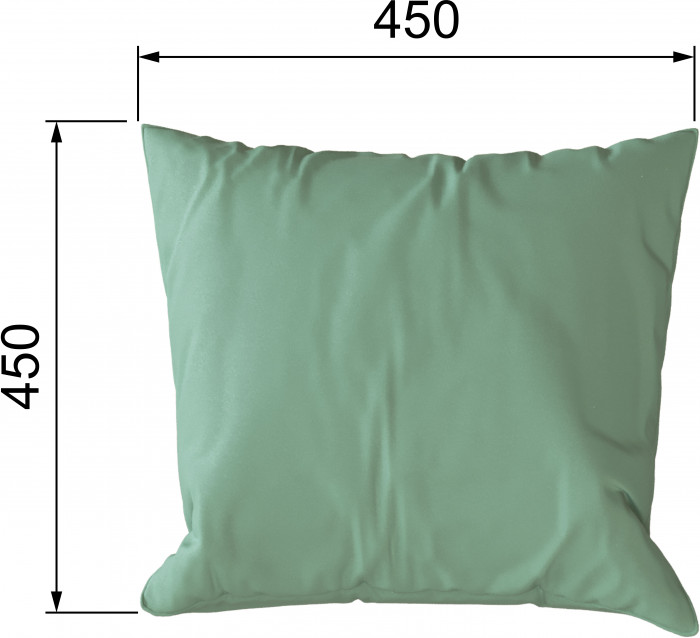 Декоративная подушка мятный