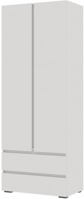 Хелен ШК 01 Шкаф 2х створчатый(0,800х2,100х0,460) белый/белый