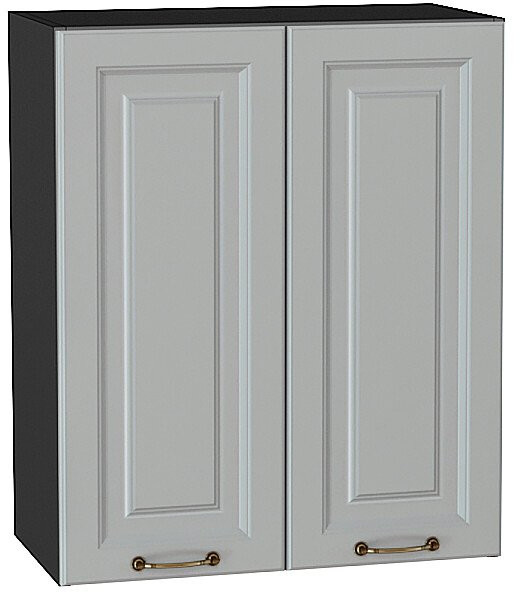 Кухонный гарнитур угловой Ницца-03, МДФ/Стекло, 189×240 см, Графит (Мрамор черный)