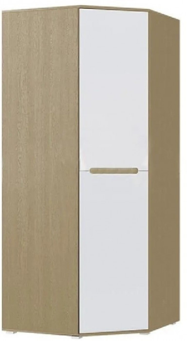 Ким Шкаф угловой (Венге / Белый глянец)