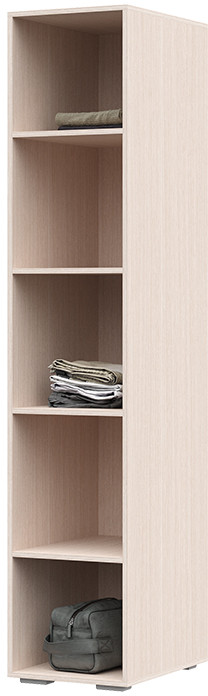 Симба пенал (400*2000*570) дуб белфорт/белый глянец