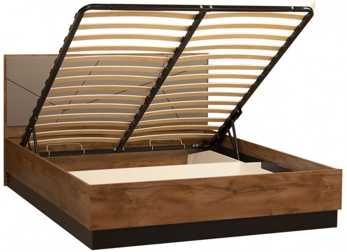 Кровать Гамма с подъемным механизмом 54.15 Таксония/Грей