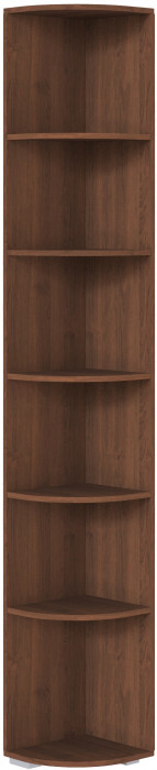 Ливорно Угловой стеллаж ЛШ-10 орех донской