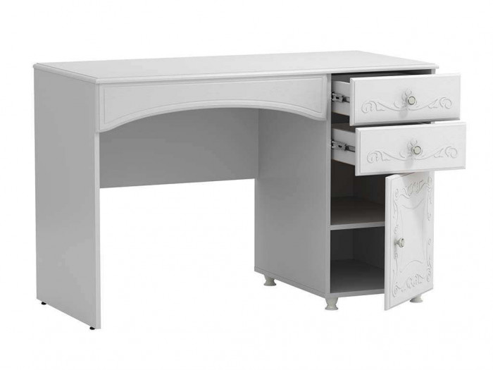 Детская Италия-6 мягкая спинка белое дерево