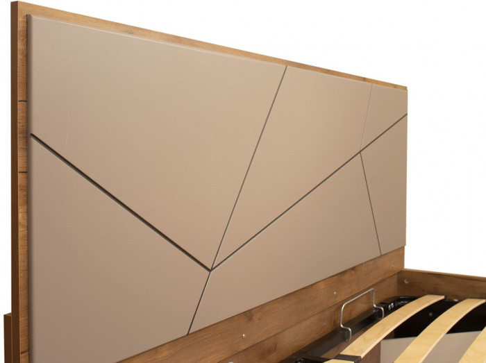 Кровать Гамма с ортопедическим основанием 54.16 Таксония/Грей