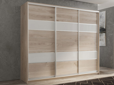 Шкаф-купе Кааппи 8 Кастелло Серый 240х60х230 см