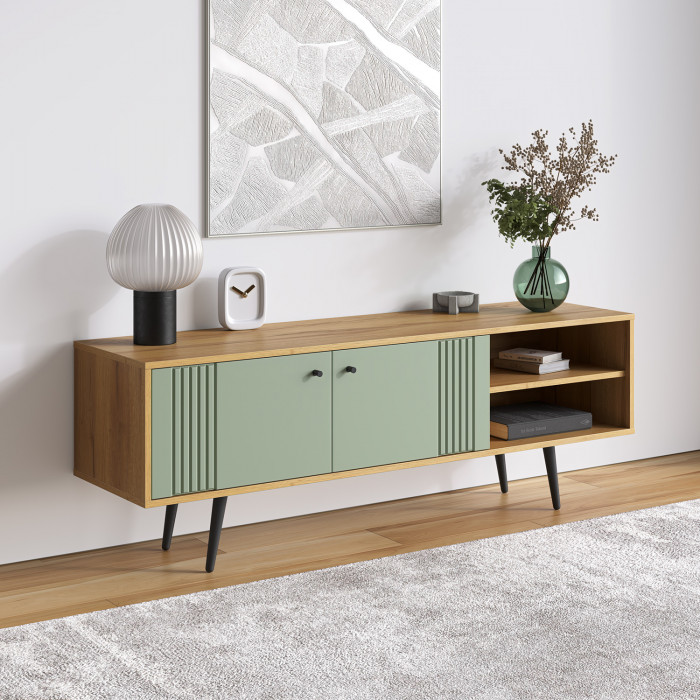 Тумба под ТВ 1500 с нишей Вега Саксония