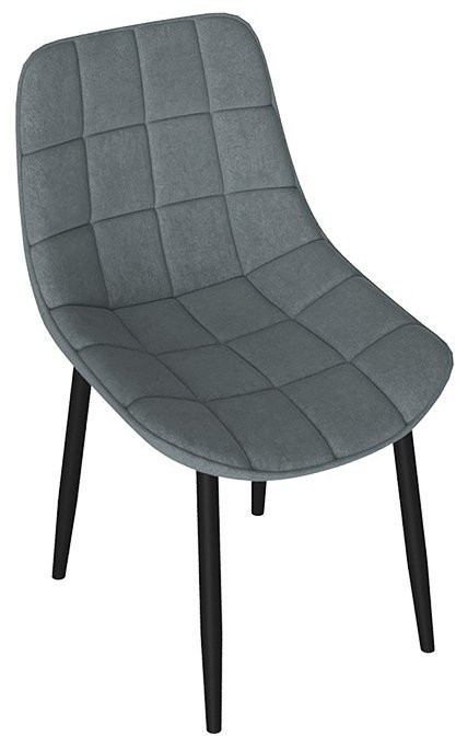 BOSTON Стул (Белый муар/Велюр V005 светло-бежевый)