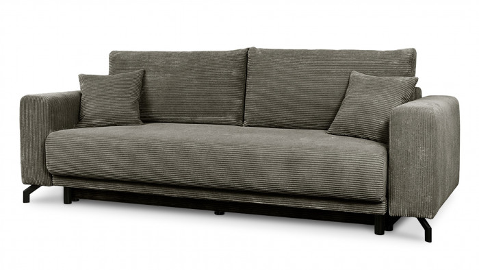 Диван Сенлин Лайт Cilium Brown 252*103*90 см, Коричневый Вельвет Еврокнижка Фиеста
