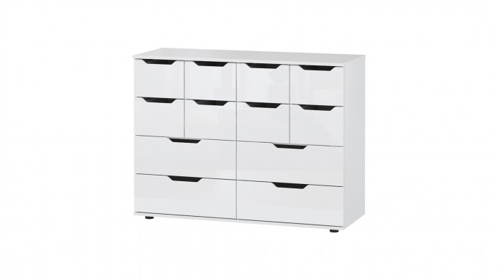 Комод Генри-15 IKEA (МДФ) Белый DM635-6 120*45*91 см,    Фиеста