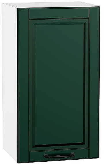 Кухонный гарнитур угловой Дублин-02, МДФ, 220×240 см, Белый/Особый зеленый (Мрамор дымчатый)