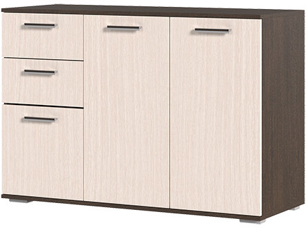 Комод К-3 венге/дуб белфорд