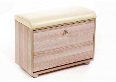 Обувница МС-1 дуб сонома/крем