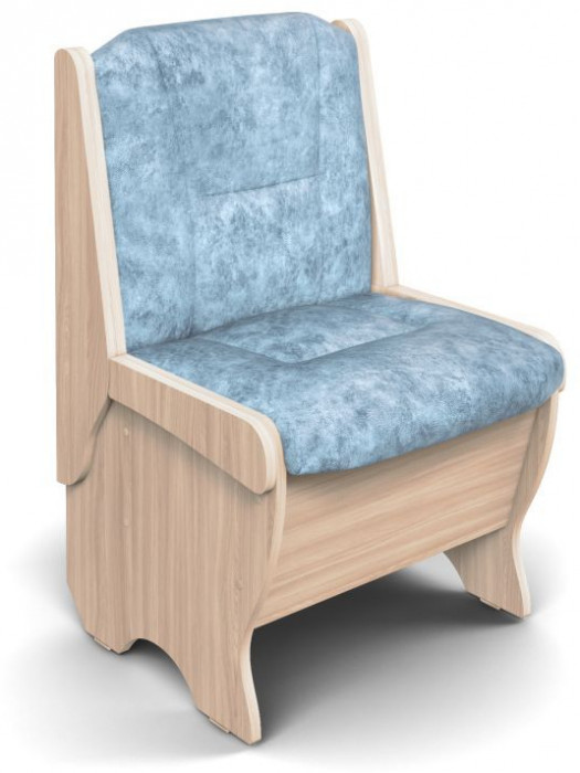 Скамья Лотос 550 ясень светлый/лагуна