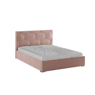 Манука Кровать интерьерная 140 пыльная роза, ортопед