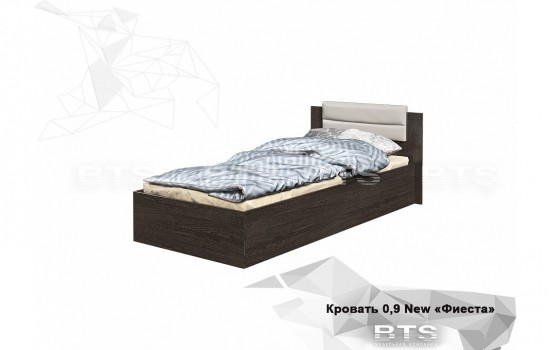 Кровать Фиеста 90 New (Венге / лоредо)