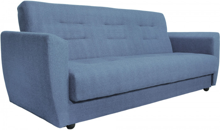 Диван Лира 140 серый пружинный блок Боннель