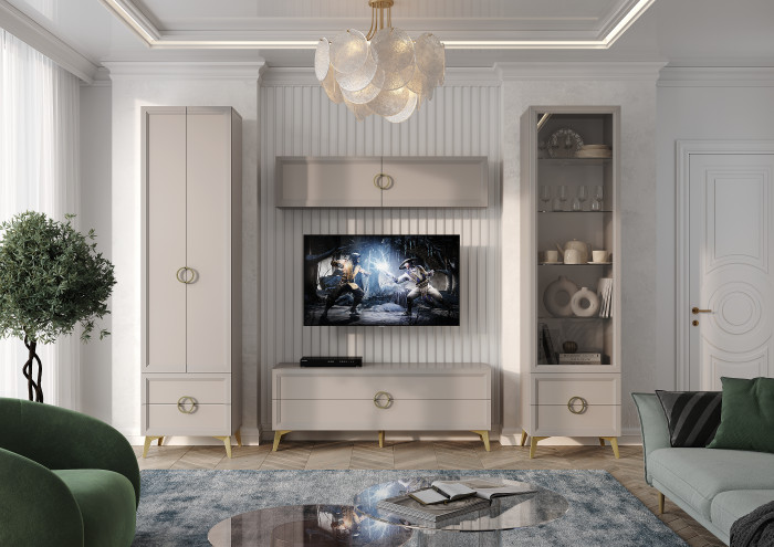 Шкаф навесной "Эстетика" ШКН-02 Кашемир