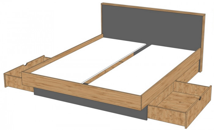 Кровать KING-SIZE 180х200 