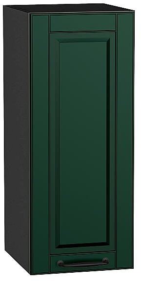 Кухонный гарнитур угловой Дублин-02, МДФ, 220×240 см, Графит/Особый зеленый (Черный детройт)