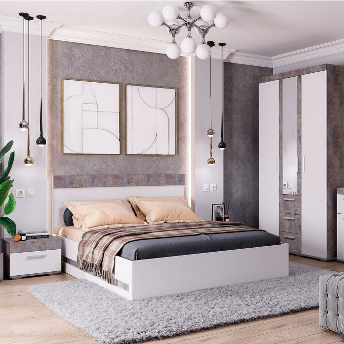 "Инстайл" КР-04 метрополитан грей/белый