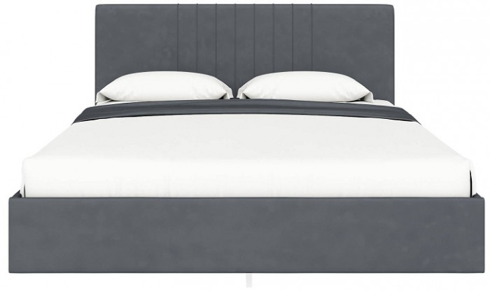 Кровать с латами Соло 160*200, Графит