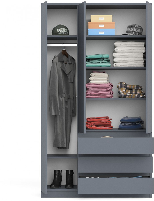 Мори Шкаф МШ1200.1, графит