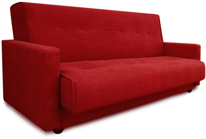 Диван Милан 120 красный ,пружинный блок Боннель