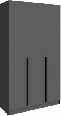 Шкаф Мадрид (1,3) без зеркала, Графит серый