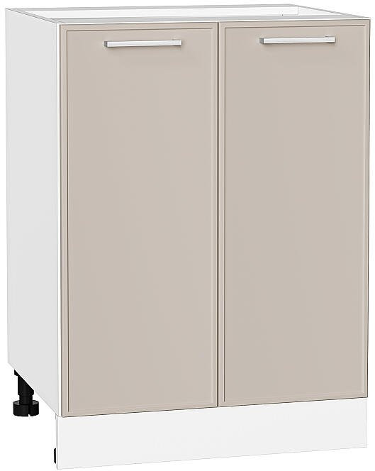 Кухонный гарнитур Квадро-01, МДФ, 300 см, Белый/Кашемир (Антарес)