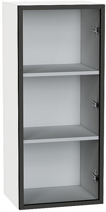 Кухонный гарнитур угловой Флэт-05, ЛДСП, 400×100 см, Белый/Кашемир (Пирит светлый)