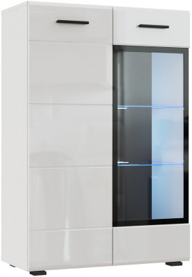 GLOSS комод КМВ-80 Белый/Белый глянец 71373136