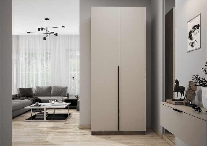 БОХО Шкаф ШК-002 комбинированный, двухстворчатый