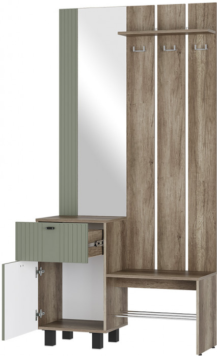 Прихожая Олива ПР-04, Дуб каньон, MF12