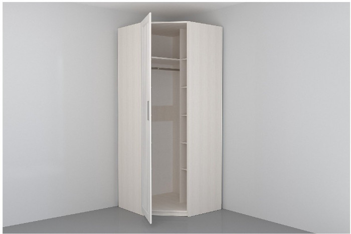 Аллегро 9 МДФ Шкаф угловой (Бодега белая/Сандал белый)