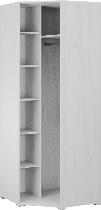 Спальня Теана, набор 1, Дуб крафт серый/МДФ светло-серый