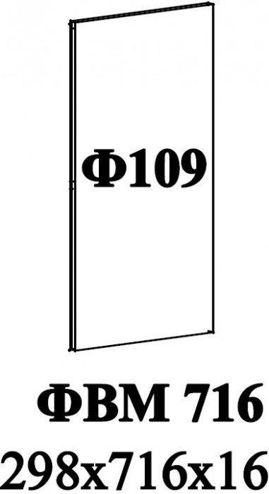Ф-109 Катрин Фальшпанель (верхние модуля 716) софт графит