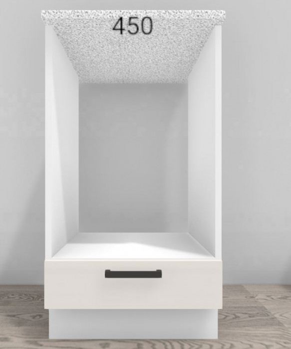 Ф-167 Альфа (ШНД 450) МДФ холст белый