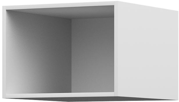 ШВГП 400 корпус шкаф верхний горизонтальный пенальный (0,358х0,4х0,57) белый