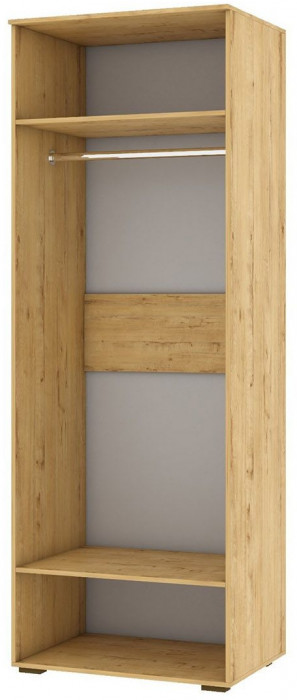 Спальня  Бруно 1 Дуб Вотан / Серый графит