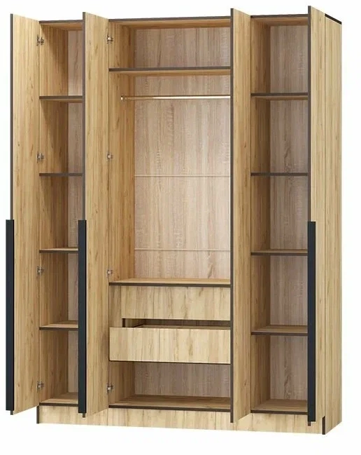 Шкаф Авангард 1600, Дуб крафт золотой