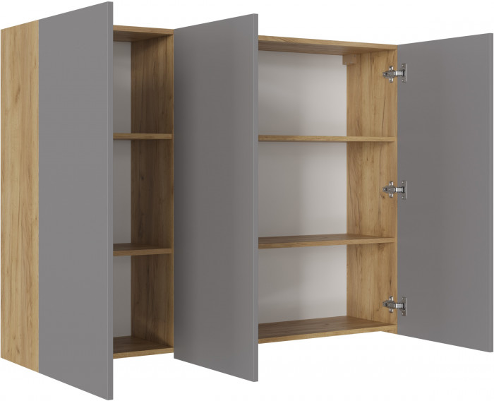 Кабинет Бостон, композиция 4, крафт золотой/серый шифер