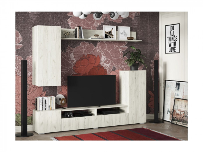 Гостиная Соло-15 ЛДСП, крафт белый, склад