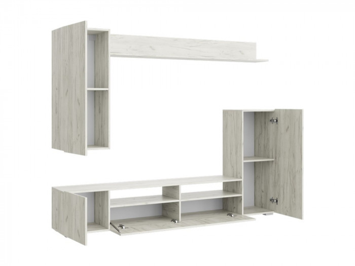 Гостиная Соло-15 ЛДСП, крафт белый, склад