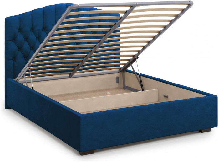 Кровать Lugano 140 с подъемным механизмом, Velutto 26