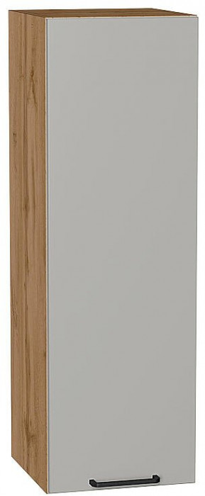 Кухонный гарнитур угловой Флэт-05, ЛДСП, 400×100 см, Вотан/Светло-серый (Дуб табак)