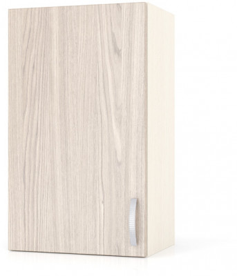 Кухня Мери ШВ400 Шкаф 40 см., цвет дуб/ясень шимо светлый, ШхГхВ 40х30х67 см., универсальная дверь