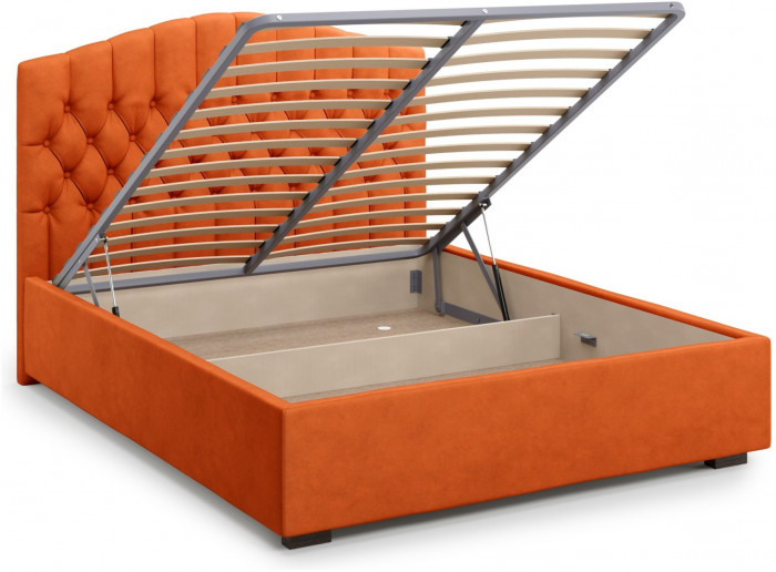 Кровать Lugano 140 с подъемным механизмом, Velutto 27