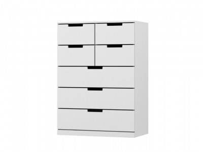 Комод NORDLI 15 IKEA (МДФ) Белый DM635-6 60*45*110 см, Белый   Фиеста